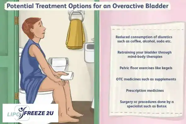 image of woman on toilet because of an overactive bladder Nantwich